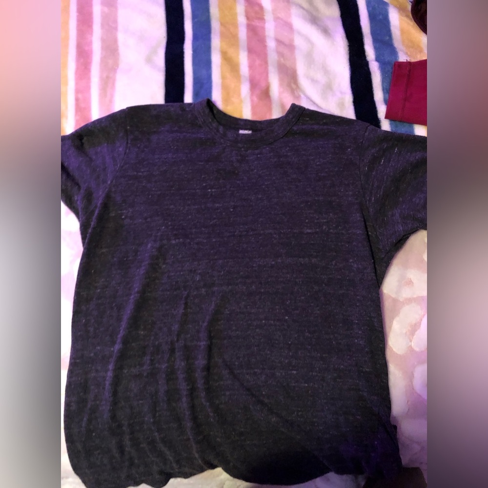 Heather, gray, soft T-shirt